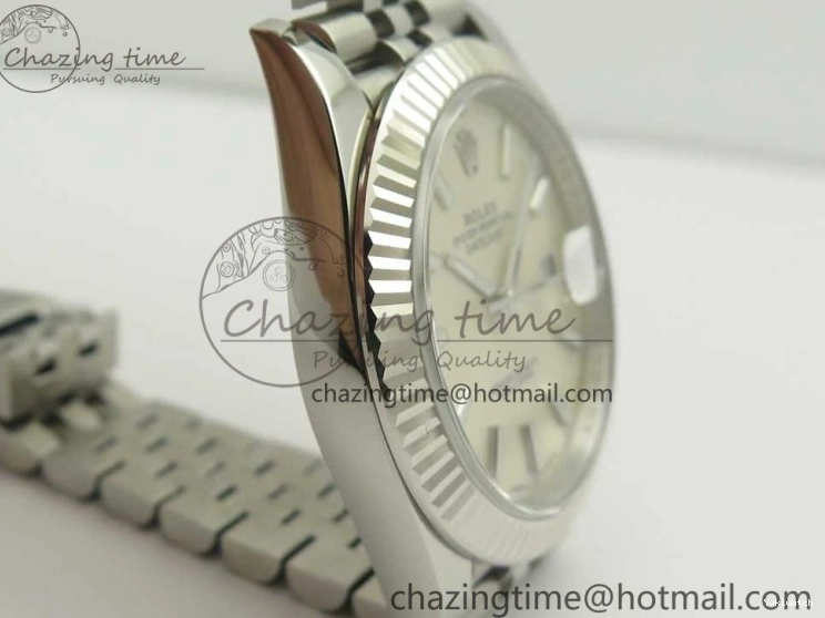 Edition ARF Dial 41 DateJust Silver Best Steel 904L Bracelet 1:1 126334 A2824 on Jubilee 0326